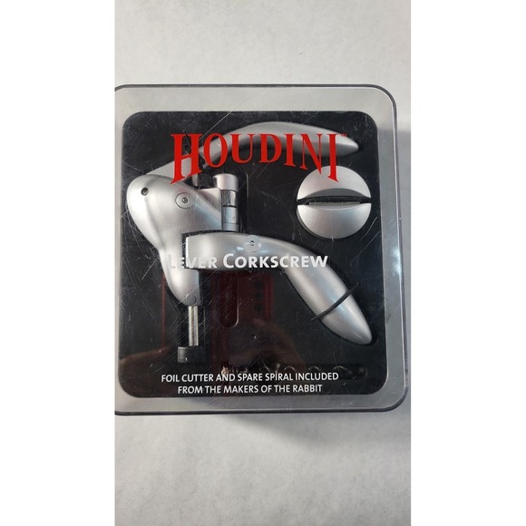 Houdini‎ Lever Corkscrew Wine Opener Foil Cutter Spare Spiral Bar Tool - Picture 8 of 9